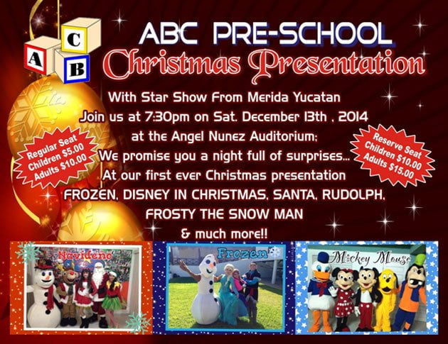 ABC Pre School Christmas Presentation