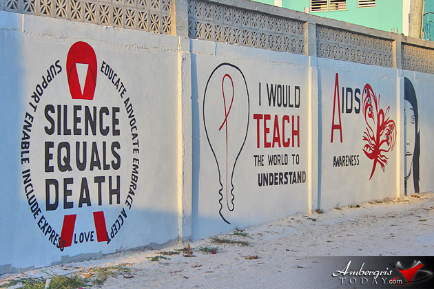 AIDS Commission Commences New Mural at San Pedro High