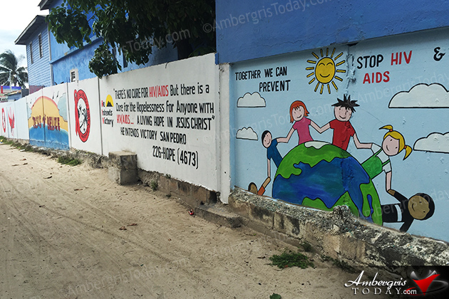 San Pedro AIDS Commission Completes School Fence Beautification Project San Pedro AIDS Commission Completes School Fence Beautification Project