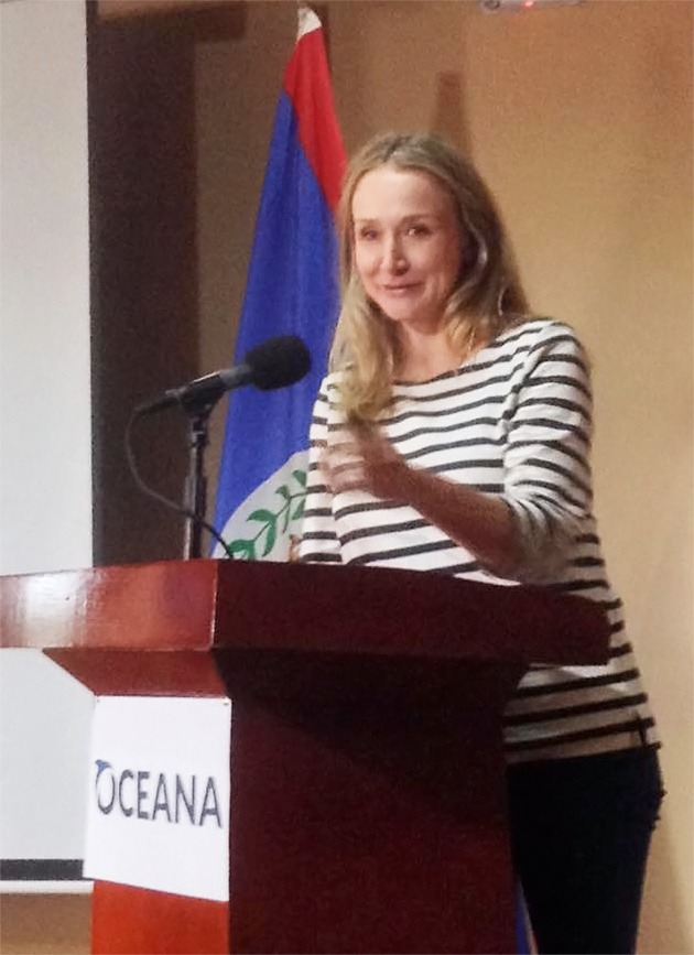 Celebrity Spotting: Alexandra Cousteau Talks Oil in Belize Celebrity Spotting Alexandra Cousteau Talks Oil in Belize