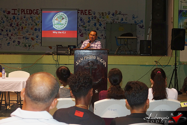 Ambassador of Belize to Guatemala Addresses Student Body on Belize-Guatemala Territorial Dispute
