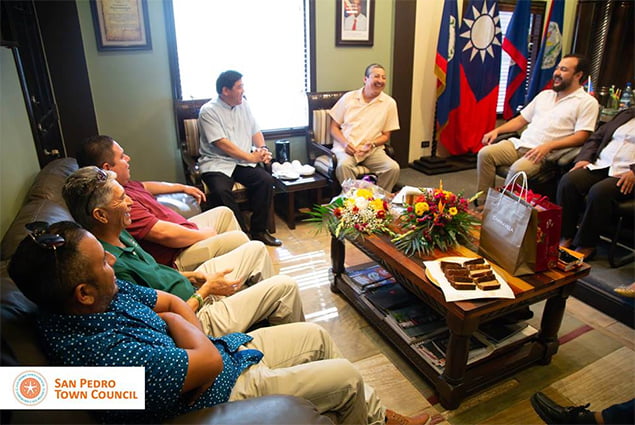 Ambassador of the Republic of China Taiwan Visits San Pedro Town