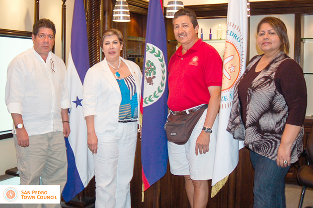Ambassador of the Republic of Honduras visits Ambergris Caye, Belize