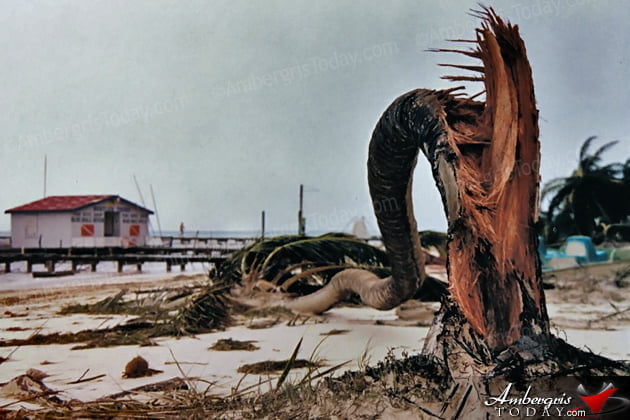 The Furry of Hurricane Keith in 2000 that hit San Pedro, Ambergris Caye, Belize The Furry of Hurricane Keith in 2000 that hit San Pedro, Ambergris Caye, Belize
