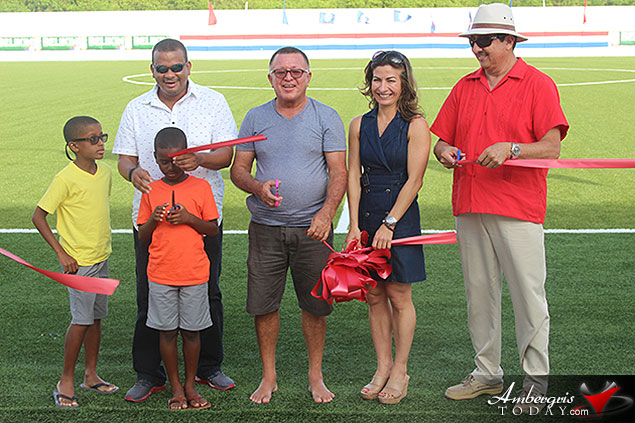 New Ambergris Stadium Officially Inaugurated to Promote Sports in San Pedro   