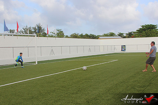 New Ambergris Stadium Officially Inaugurated to Promote Sports in San Pedro   