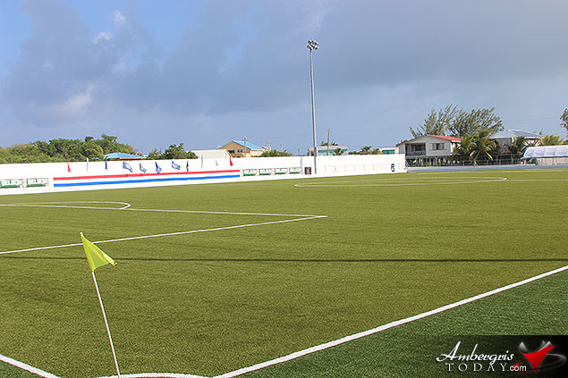 New Ambergris Stadium Officially Inaugurated to Promote Sports in San Pedro   
