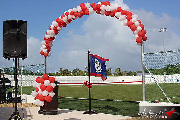 New Ambergris Stadium Officially Inaugurated to Promote Sports in San Pedro   