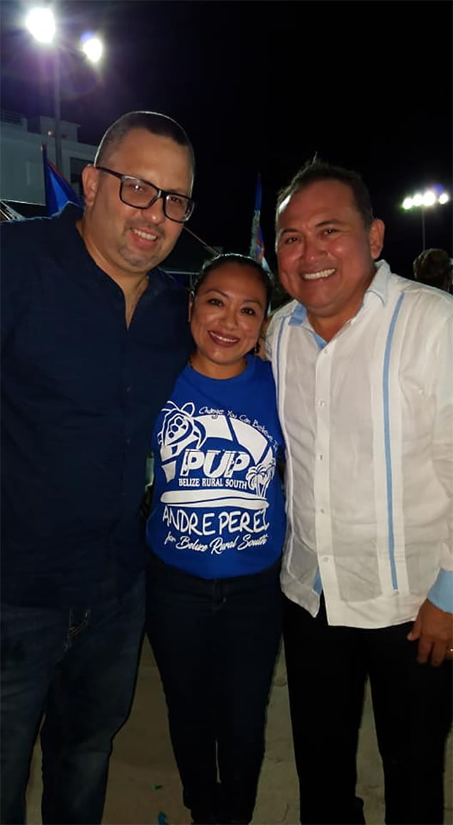 Andre Perez Endorsed for PUP Belize Rural South