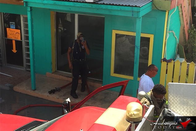 Fire at Street Side Gourmet Burger Place