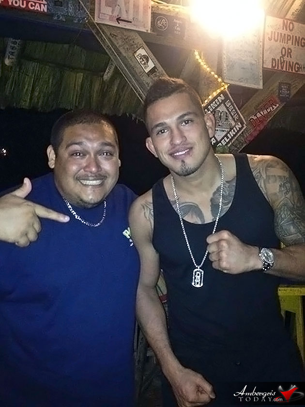 Celebrity Spotting - Mixed Martial Artist Anthony 'Showtime' Pettis in Belize