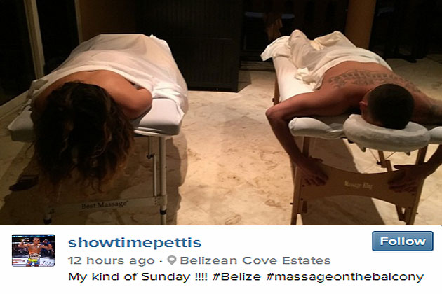 Celebrity Spotting - Mixed Martial Artist Anthony 'Showtime' Pettis in Belize