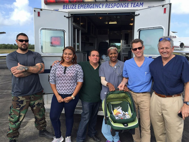 World Pediatric Project and partners in Belize and USA give Baby Shamir hope for life A Christmas Miracle for Baby Shamir Born with Incomplete Esophagus