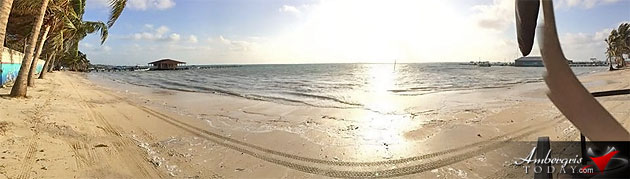 Unpredictable Weather in Belize, High Winds Cause Beach Erosion
