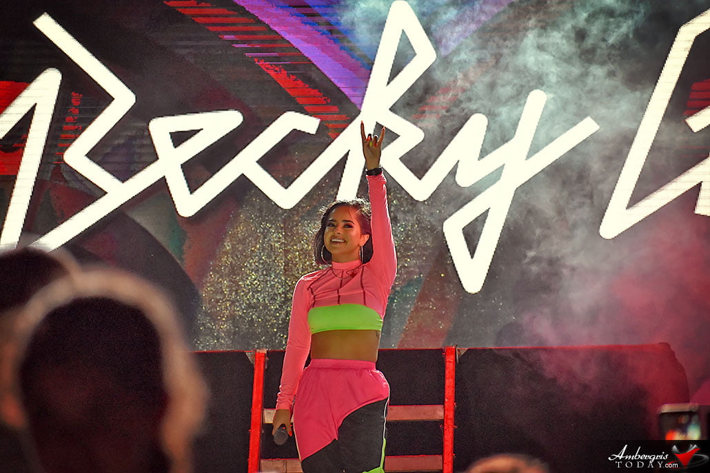 Becky G Makes Things Right with Super Concert at Costa Maya