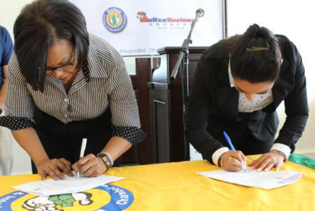 BCCI and Belize Business Brokers Signing of MOU and Launching of the 1st San Pedro Chapter