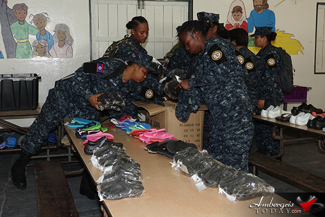 Belize Coast Guard Shoe Giveaway