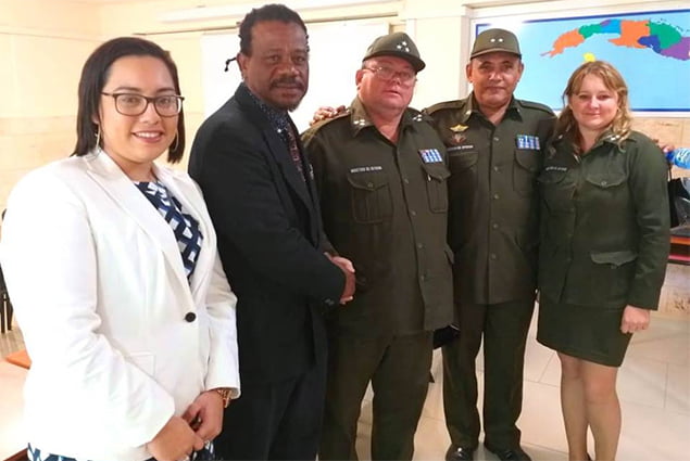 Hon. Edmond Castro Attends Firefighting Graduation in Cuba 2 Hon. Edmond Castro Attends Firefighting Graduation in Cuba