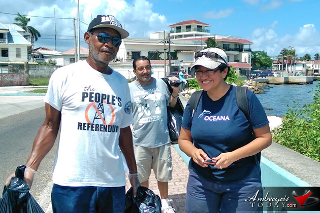 San Pedro Participates in Countrywide Coastal Water Cleanup Day