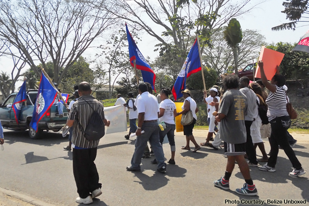 Belizeans Unite For Land Reform Demonstration