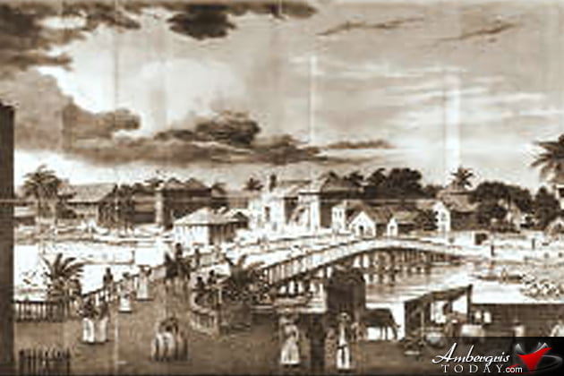 The Historic Belize City Swing Bridge