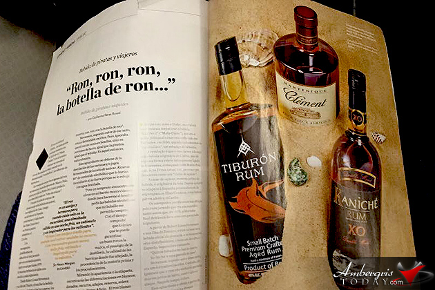 Tiburon Rum in American Airlines Magazine Belize’s Tiburon Rum Continues Going Global