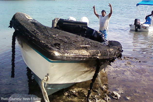 Boat Explodes in Caye Caulker – 2 Injured! 1