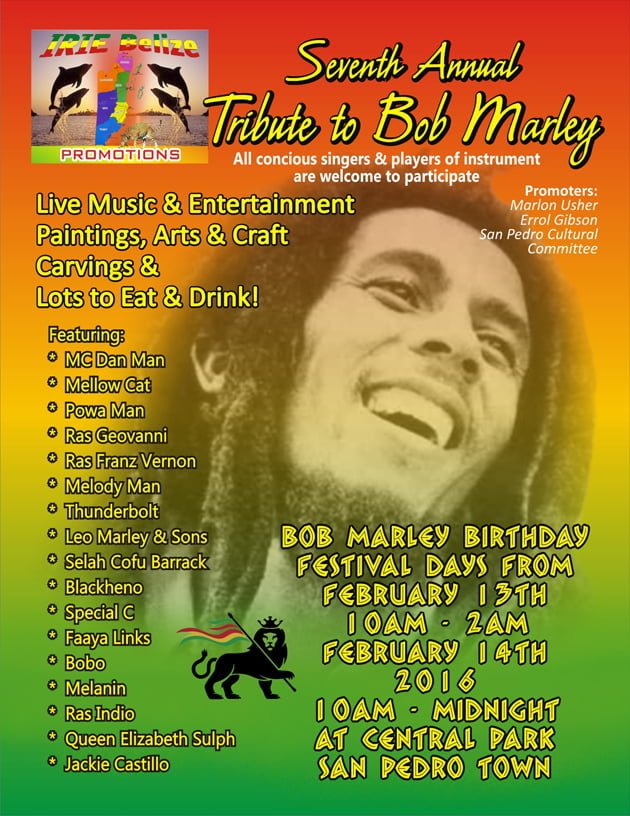 7th Annual Tribute To Bob Marley