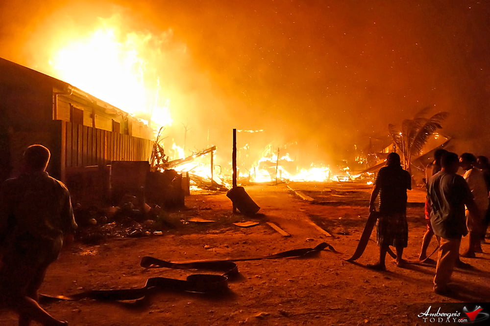 Island Blaze Leaves Over 80 Homeless Destroying 10 Structures