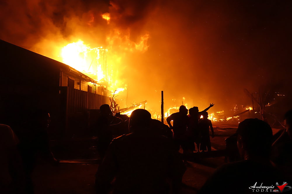 Island Blaze Leaves Over 80 Homeless Destroying 10 Structures