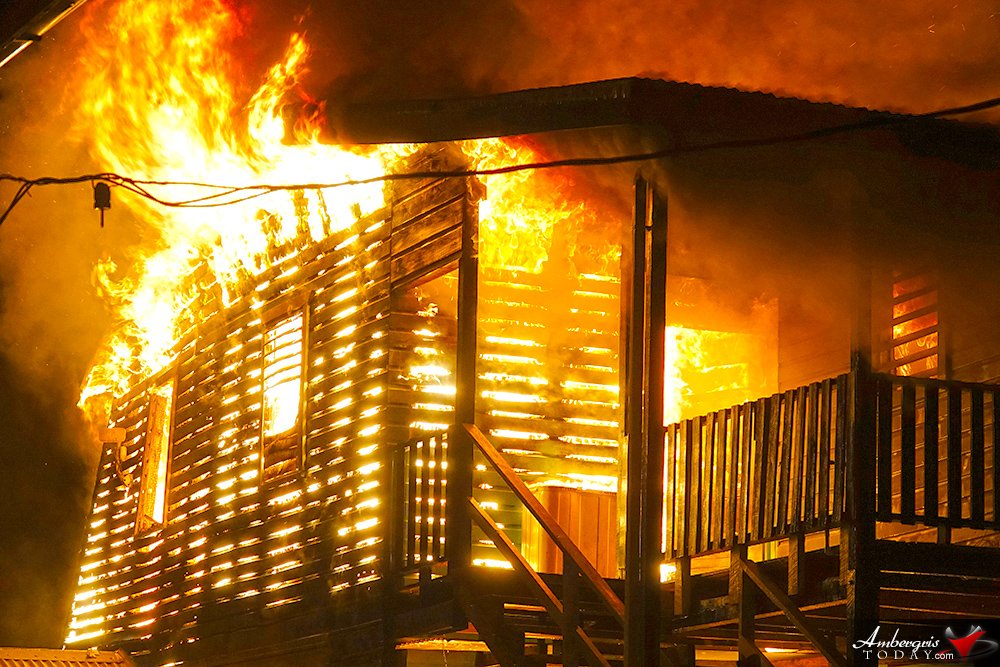 Island Blaze Leaves Over 80 Homeless Destroying 10 Structures