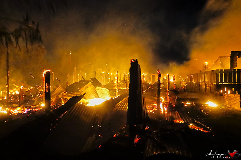 Island Blaze Leaves Over 80 Homeless Destroying 10 Structures