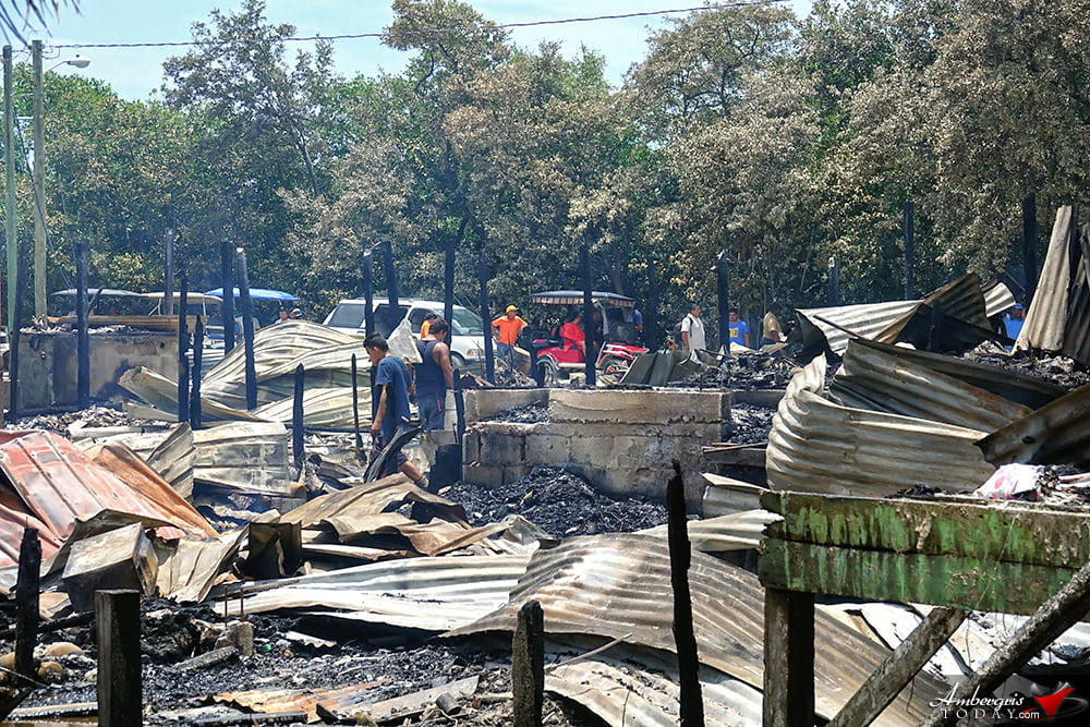 Island Blaze Leaves Over 80 Homeless Destroying 10 Structures