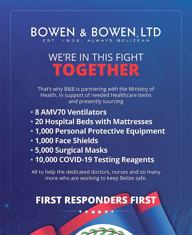 Bowen & Bowen Makes Major Donation to Ministry of Health