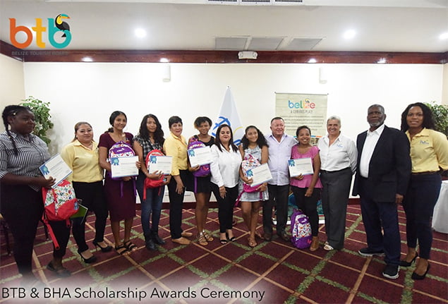 The BTB and BHA Award Scholarships To Ten Outstanding Belizean Students