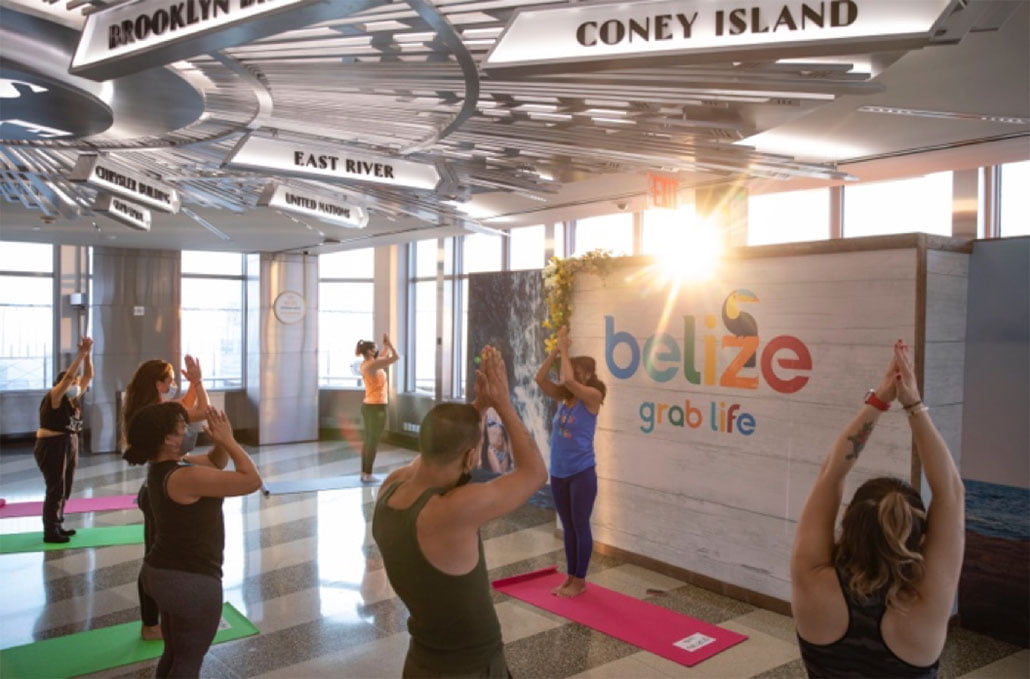 Belize Hosts Sunrise Yoga Session Atop Empire State Building 1 Belize Hosts Sunrise Yoga Session Atop Empire State Building