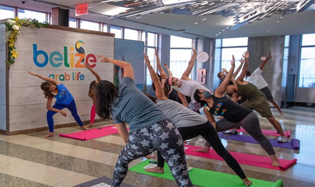 Belize Hosts Sunrise Yoga Session Atop Empire State Building 2 Belize Hosts Sunrise Yoga Session Atop Empire State Building