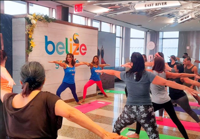 Belize Hosts Sunrise Yoga Session Atop Empire State Building 3 Belize Hosts Sunrise Yoga Session Atop Empire State Building