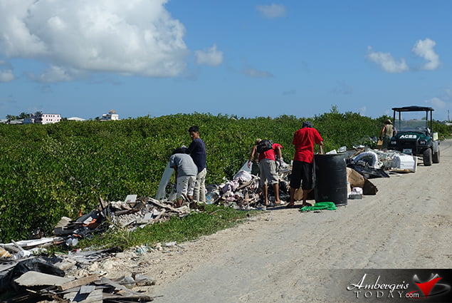 BTIA's Big Garbage Clean Up on Ambergris Caye