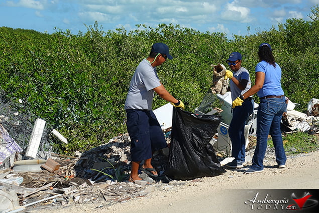 BTIA's Big Garbage Clean Up on Ambergris Caye