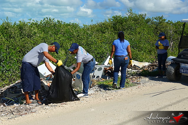 BTIA's Big Garbage Clean Up on Ambergris Caye