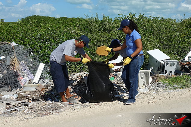 BTIA's Big Garbage Clean Up on Ambergris Caye