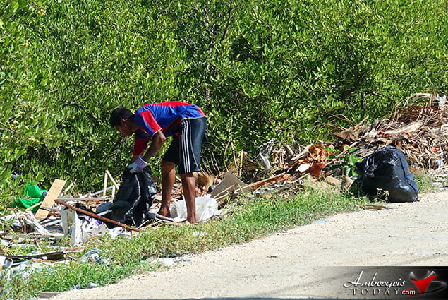 BTIA's Big Garbage Clean Up on Ambergris Caye
