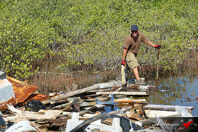 BTIA's Big Garbage Clean Up on Ambergris Caye