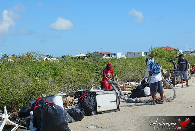 BTIA's Big Garbage Clean Up on Ambergris Caye