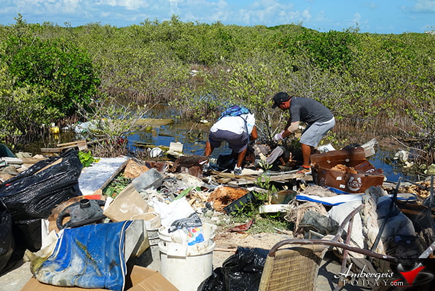BTIA's Big Garbage Clean Up on Ambergris Caye