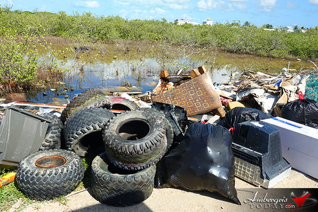 BTIA's Big Garbage Clean Up on Ambergris Caye