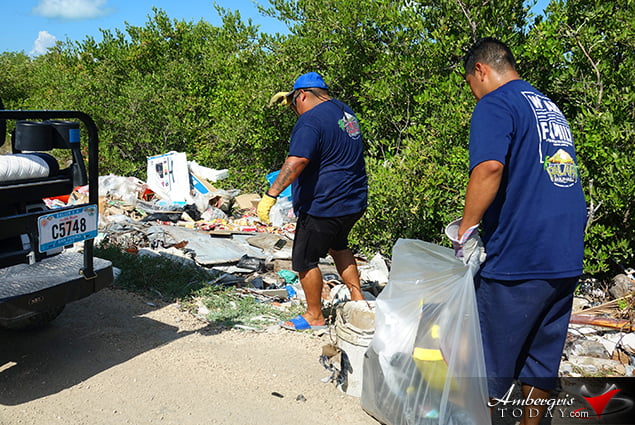 BTIA's Big Garbage Clean Up on Ambergris Caye