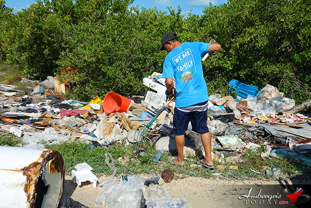 BTIA's Big Garbage Clean Up on Ambergris Caye