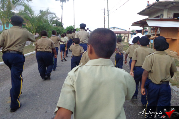 San Pedro Police Youth Cadets Attend National Cadet Corps Summer Camp